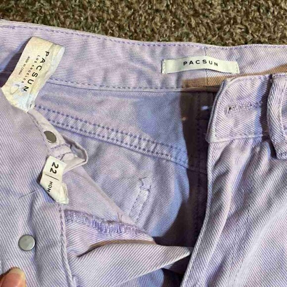 Pacsun Purple Mom Jeans size 22 - Picture 2 of 3